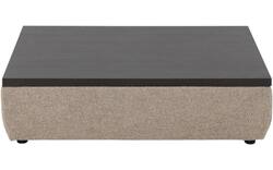 Goossens hocker lago bruin stof - 8252194-{merk}-lago-hocker-stof-01
